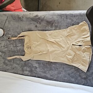 Skims light color body sculpting mid thigh length